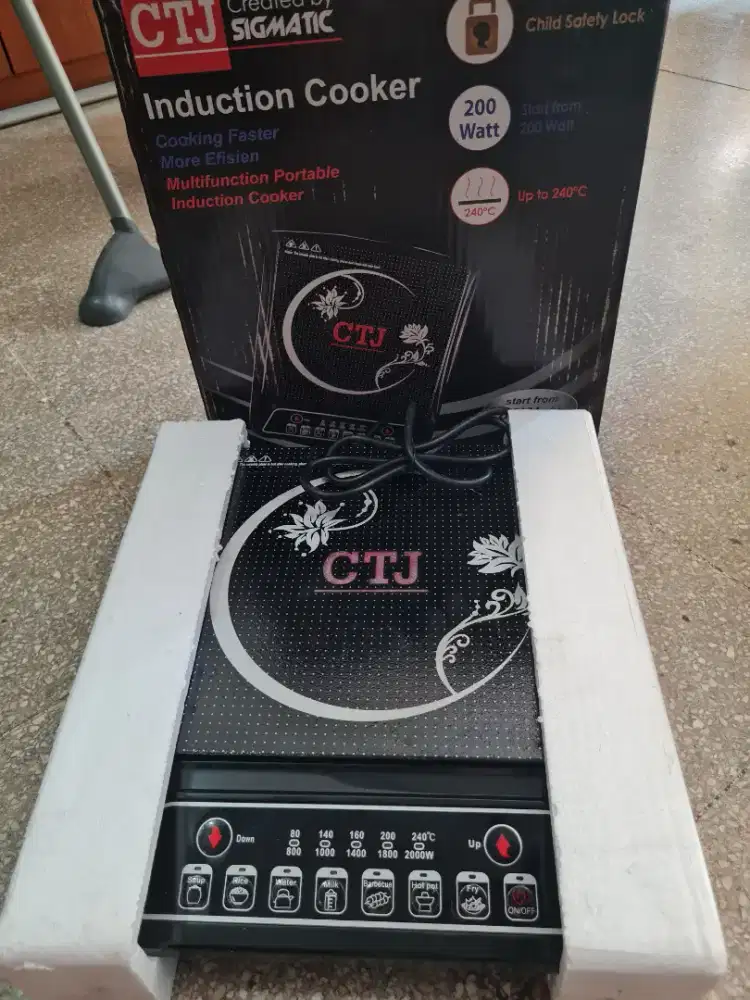 CTJ kompor induksi dengan kaca Ceramic dengan kualitas Superior