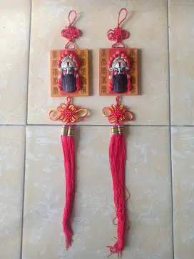 2 pcs ornamen gantungan pintu cina