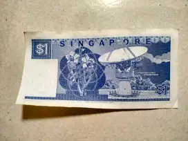 Koleksi Uang Asing 1 Dolar Singapore