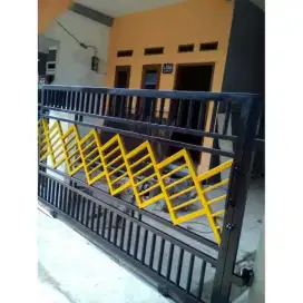 Spesialis pemesanan pintu pagar dorong, pagar lipar, pagar kupu - kupu