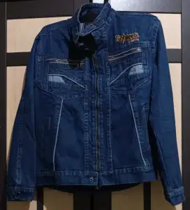 Jaket jeans resleting