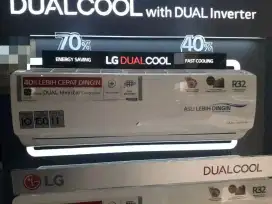 Ac LG Inverter 1/2 Pk T06EV4 Triplecool Hemat 70 Persen