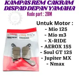 Kampas rem mio soul,nmax,mio m3