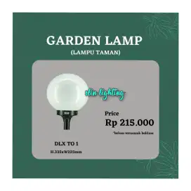 lampu taman hotel