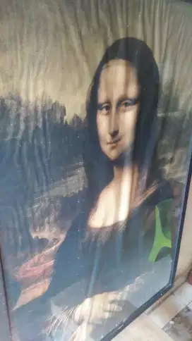 poster lukisan monalisa jadul