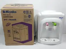 Dispenser Miyako hot & normal garansi resmi 1tahun