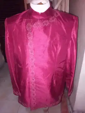 Blazer/ Jas Kondangan/Pengantin Merah Maroon