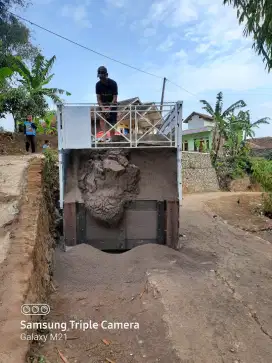 Pasir pasang , pasir cor leles garut