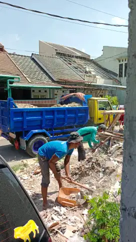 Buang puing dan sampah proyek Bojongsari terdekat