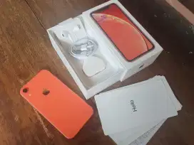 Apple iPhone XR DualSIM Permanen 128 GB 100% Ori iPhoneXR Coral Oranye