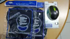 Mouse Wireless SPC (termasuk Baterai) Bonus Mousepad