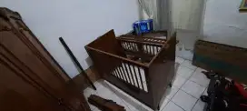 Box Bayi Kayu Jati Lawas