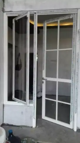 Kusen Aluminium pintu jendela kaca