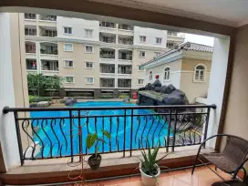 Apartemen Furnish view kolam renang di Kemayoran