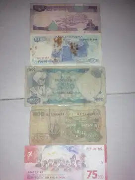 Uang rupiah lawas,limited edition