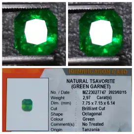 Natural Tsavorite (Green Garnet)