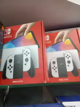 Ready Stok Nintendo Switch Oled Warna putih New Full 20Game masi nego