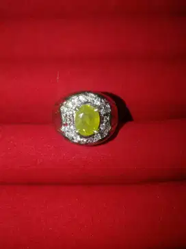 Cincin Batu Permata Yellow Sapphire