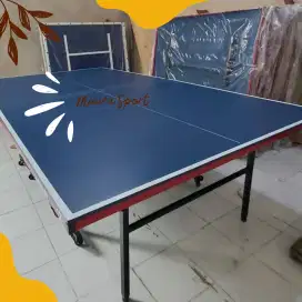 COD meja Pingpong tenis meja lipat bahan MDF frame besi