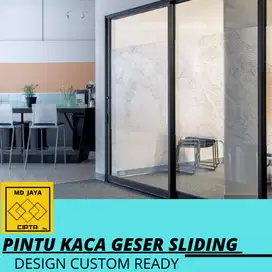 pintu kaca geser aluminium desain kaca pintu geser sliding