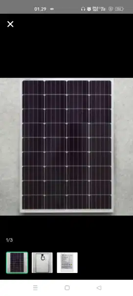 panel solar 100wp kualitas tebal