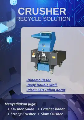 Mesin Crusher(Crusher Robot/Strong Crusher/Crusher Galon/Slow Crusher)