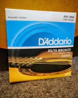 Senar gitar D'addario dan Fender