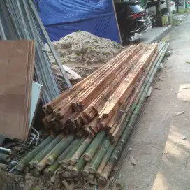 Jual bambu kaso triplek balok