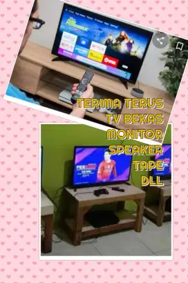 Kami terima tv bekas monitor LED, lcd bekas anda