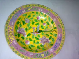 Piring China family rose enamel(Jual cepat!)
