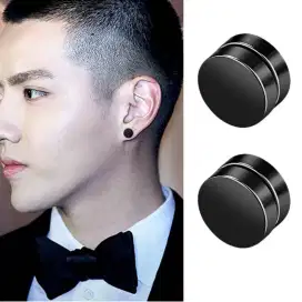 Tindik Magnet Tanpa Bolong Kualitas Bagus Stainless Steel Piercing