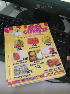 cetak Flayer A5 1RIM - 350RIBU
