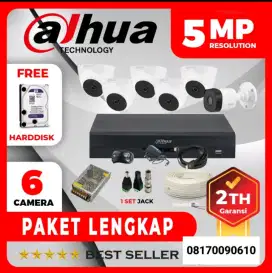 paket cctv dahua 5MP di jamin jernih