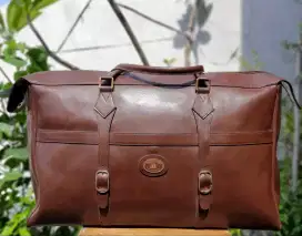 Tas Travel Kulit Antik / Antique Travel Leather Bag