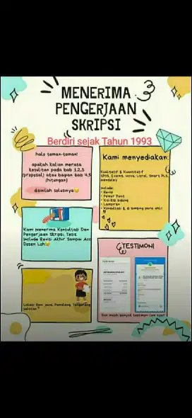 Konsultan bimbingan pembuatan skripsi tesis disertasi spss amos lisrel