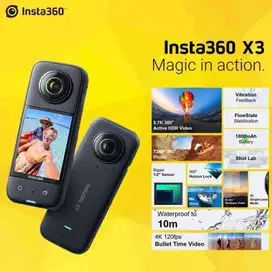 Insta360 ONE X3 / Insta 360 One X 3 Action Camera Garansi Resmi