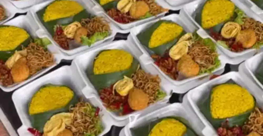 Nasi kuning Ultah Anak