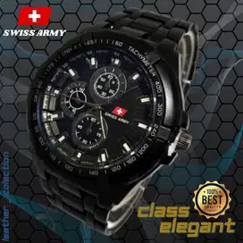 Jam Tangan Pria Sporty Quicksilver Chronicle rantai steel