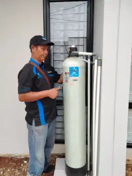 Alat filter penyaringan air pompa sumur bor tanah / PDAM PAM kuning dl