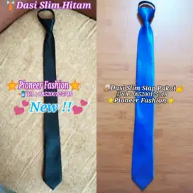 Dasi Slim Hitam Dasi Slim Biru Dasi Slim Navi