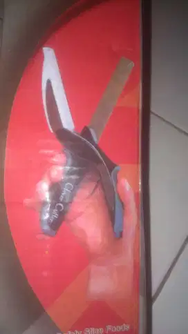 Clever cutter 3 in 1 peralatan dapur rmah tangga gunting pisau talenan