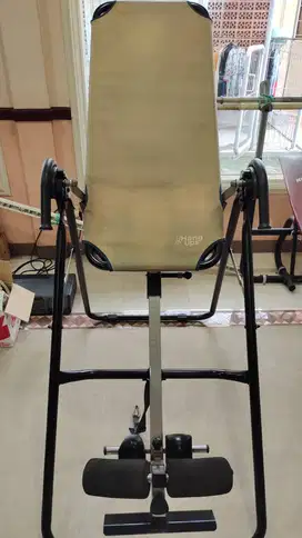 Hangups Inversion Table Meja Rak Latihan Gantung Gym Fitness