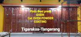 Pintu besi EISEN, Cat OVEN POWDER COATTING
