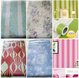 sedia pasang wallpaper sticker dan wallpaper dinding rumah