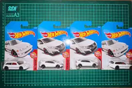 SALE! Hot wheels honda set warna putih