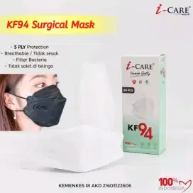 GRATIS Antar - 20pcs/Box Masker KF94 / KF 94 i Care Earloop PUTIH