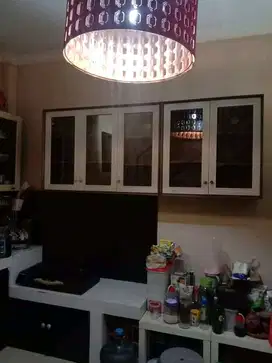Kitchen Set Atas 5 Pintu Kaca