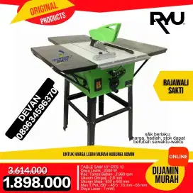 RYU MESIN TABLESAW 10 INCH RTS10 MURAH BERGARANSI