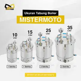 Setrika Uap Laundry Konveksi MISTERMOTO 35ltr 1 Setrika