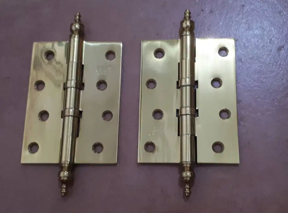 SES door hinge 4x3x3 mm 4BB-PHP P&L Solid Brass (A-741)